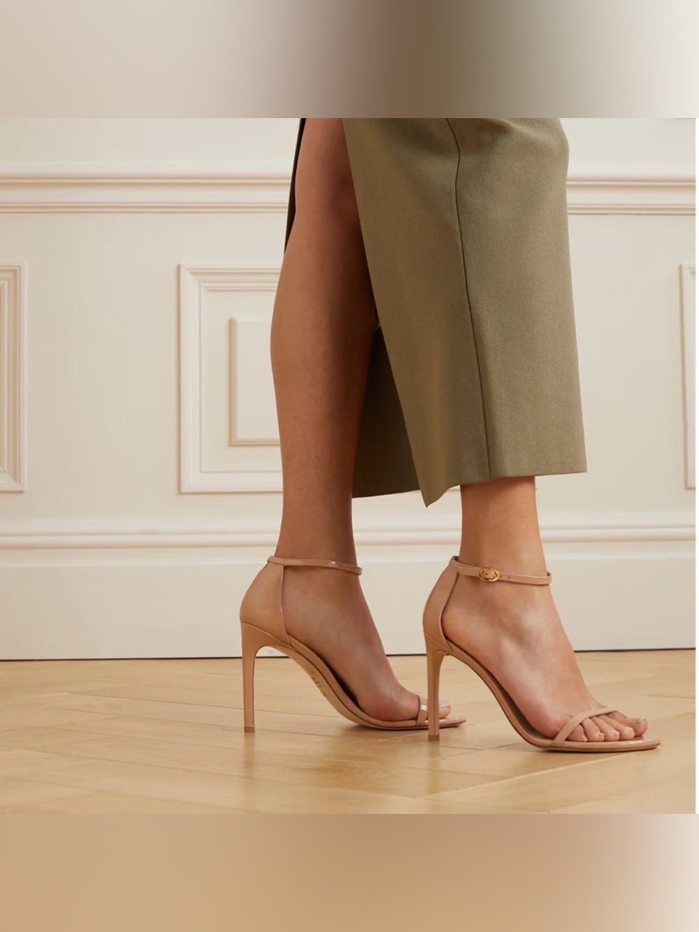 Stuart Weitzman Nudistsong Beige Sandals - Size 9 - Great Condition - Picture 9 of 9